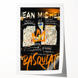 Raw Pop Art Wall Art – Graffiti-Inspired Basquiat Canvas Print