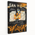 Raw Pop Art Wall Art – Graffiti-Inspired Basquiat Canvas Print