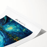 Extra large rolled canvas print featuring line art flowers in vibrant colors, ideal for large living room wall art.