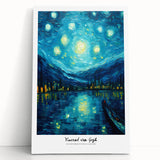 Impressionist-style large art on stretched canvas, featuring a black and white kitchen scene, ideal for kitchen wall art.