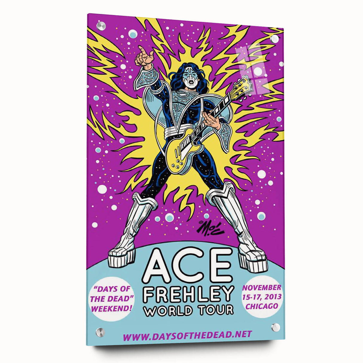 Ace Frehley Retro Poster – Vintage Rock Wall Art Print