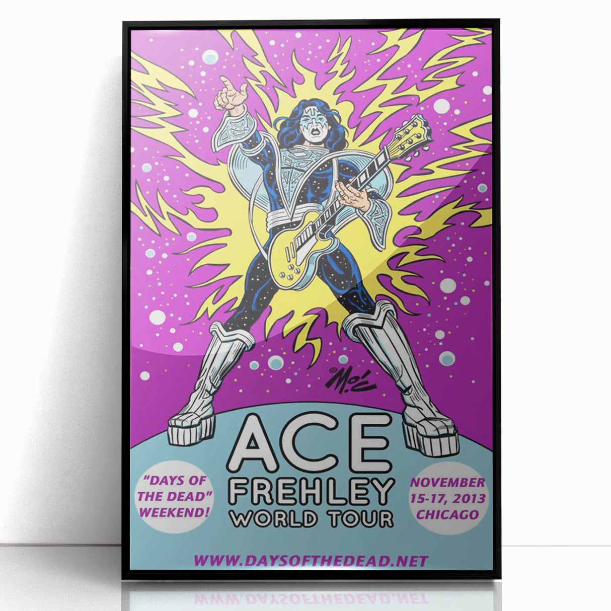Ace Frehley Retro Poster – Vintage Rock Wall Art Print