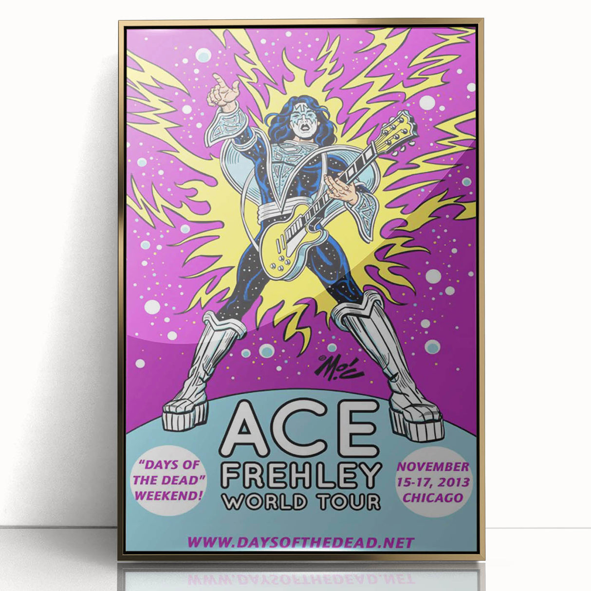 Ace Frehley Retro Poster – Vintage Rock Wall Art Print