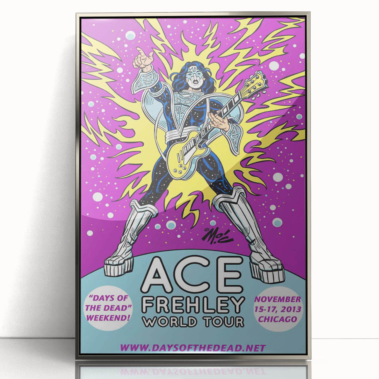 Ace Frehley Retro Poster – Vintage Rock Wall Art Print