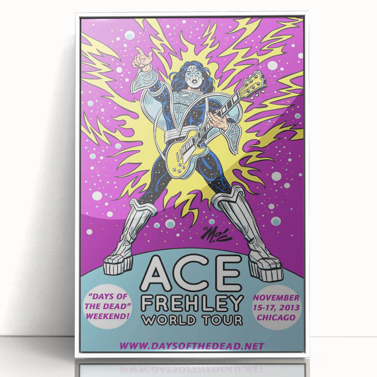 Ace Frehley Retro Poster – Vintage Rock Wall Art Print