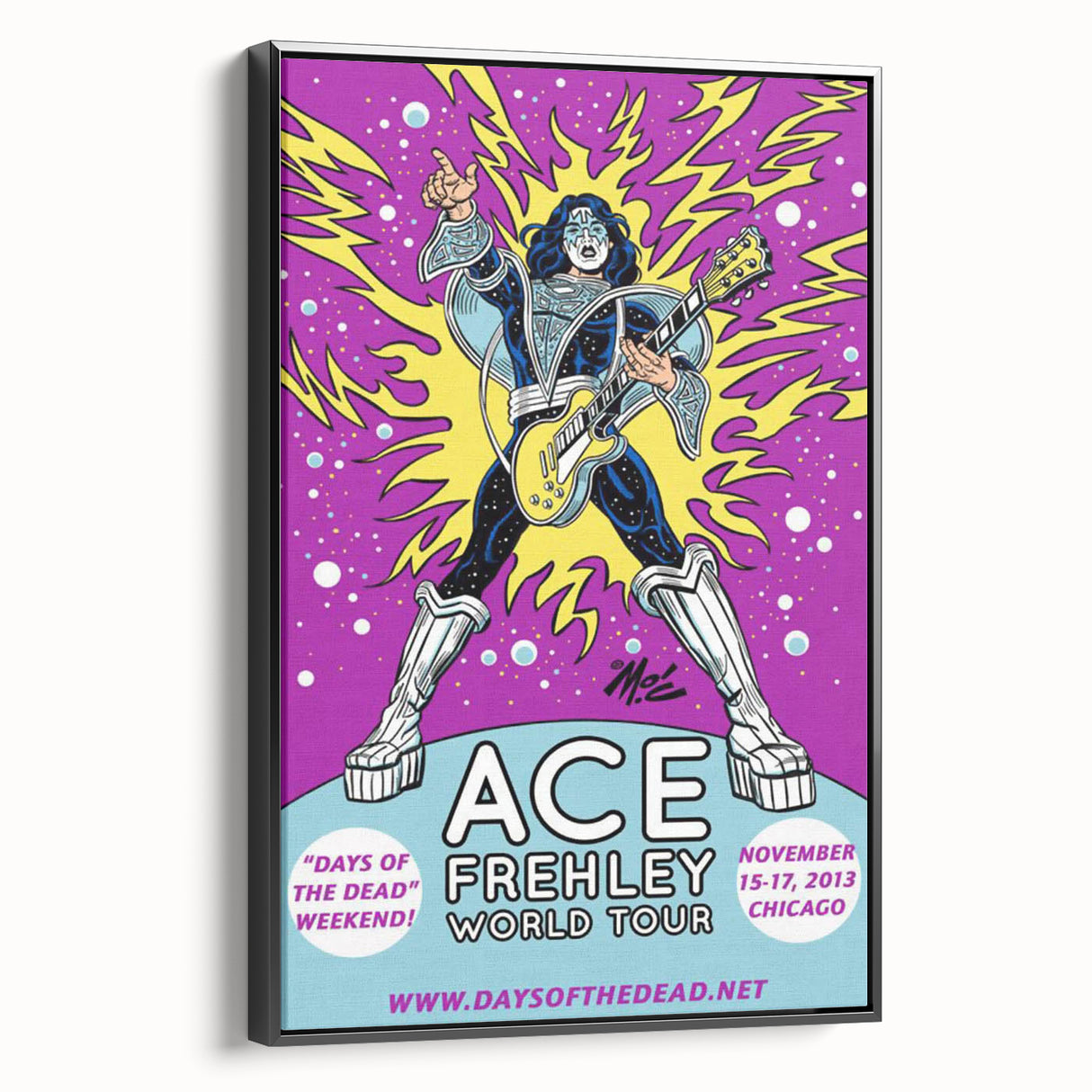 Ace Frehley Retro Poster – Vintage Rock Wall Art Print
