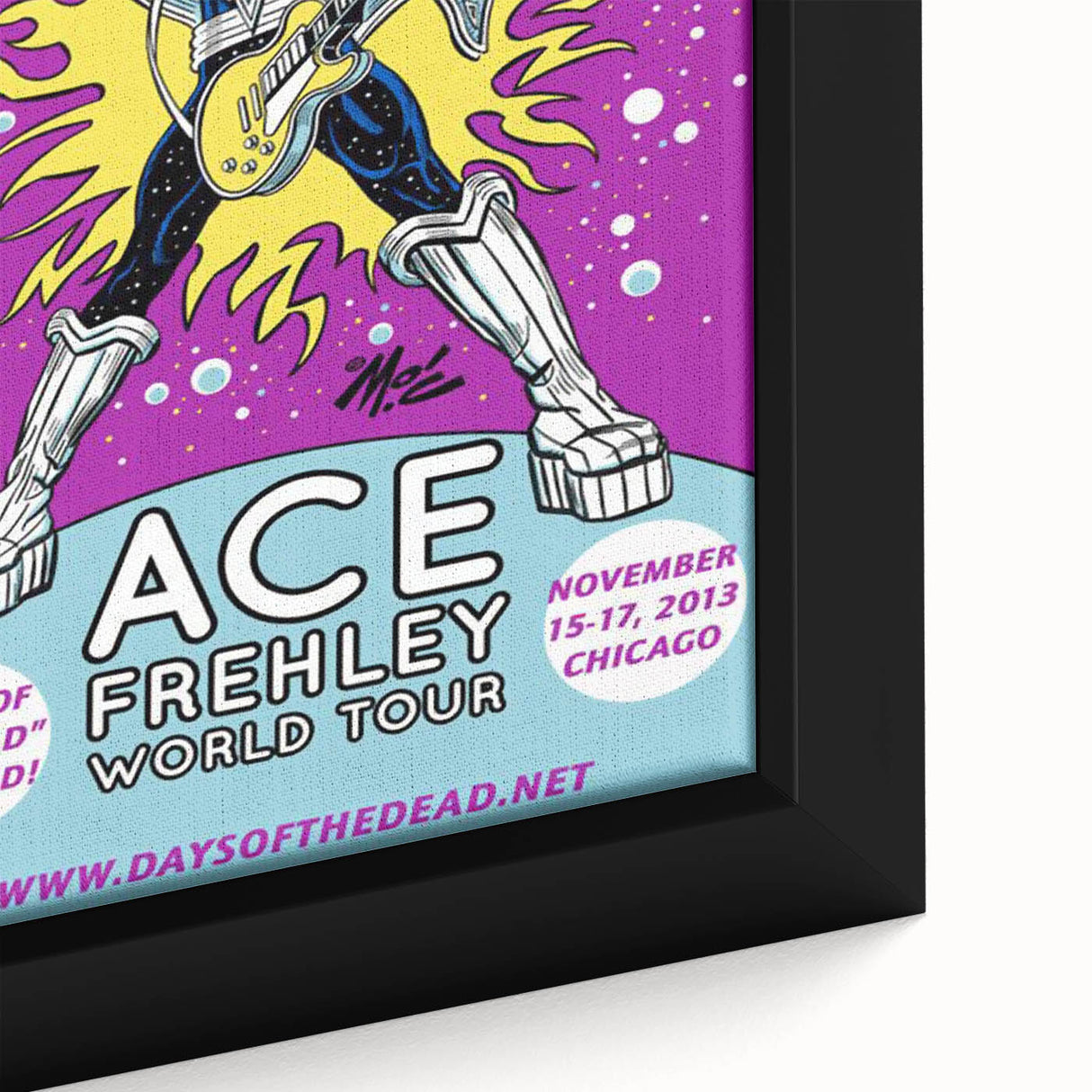 Ace Frehley Retro Poster – Vintage Rock Wall Art Print