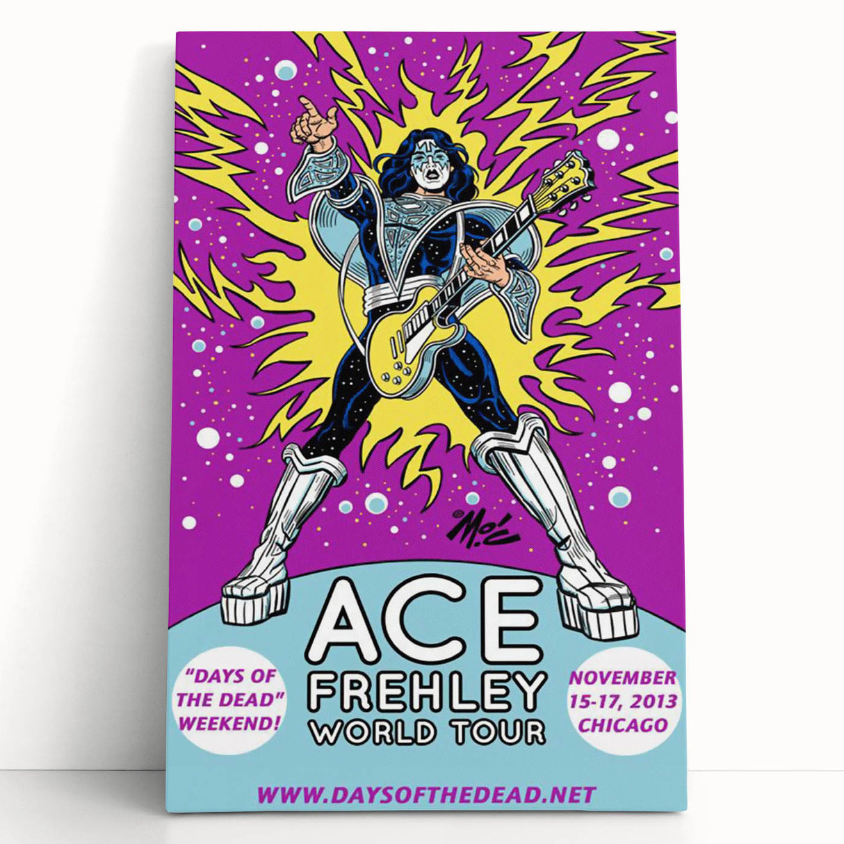 Ace Frehley Retro Poster – Vintage Rock Wall Art Print