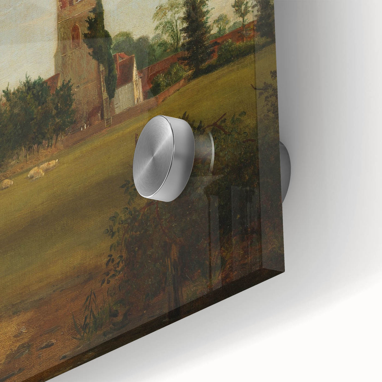Charming Realism Art Print – Tottenham Church Landscape