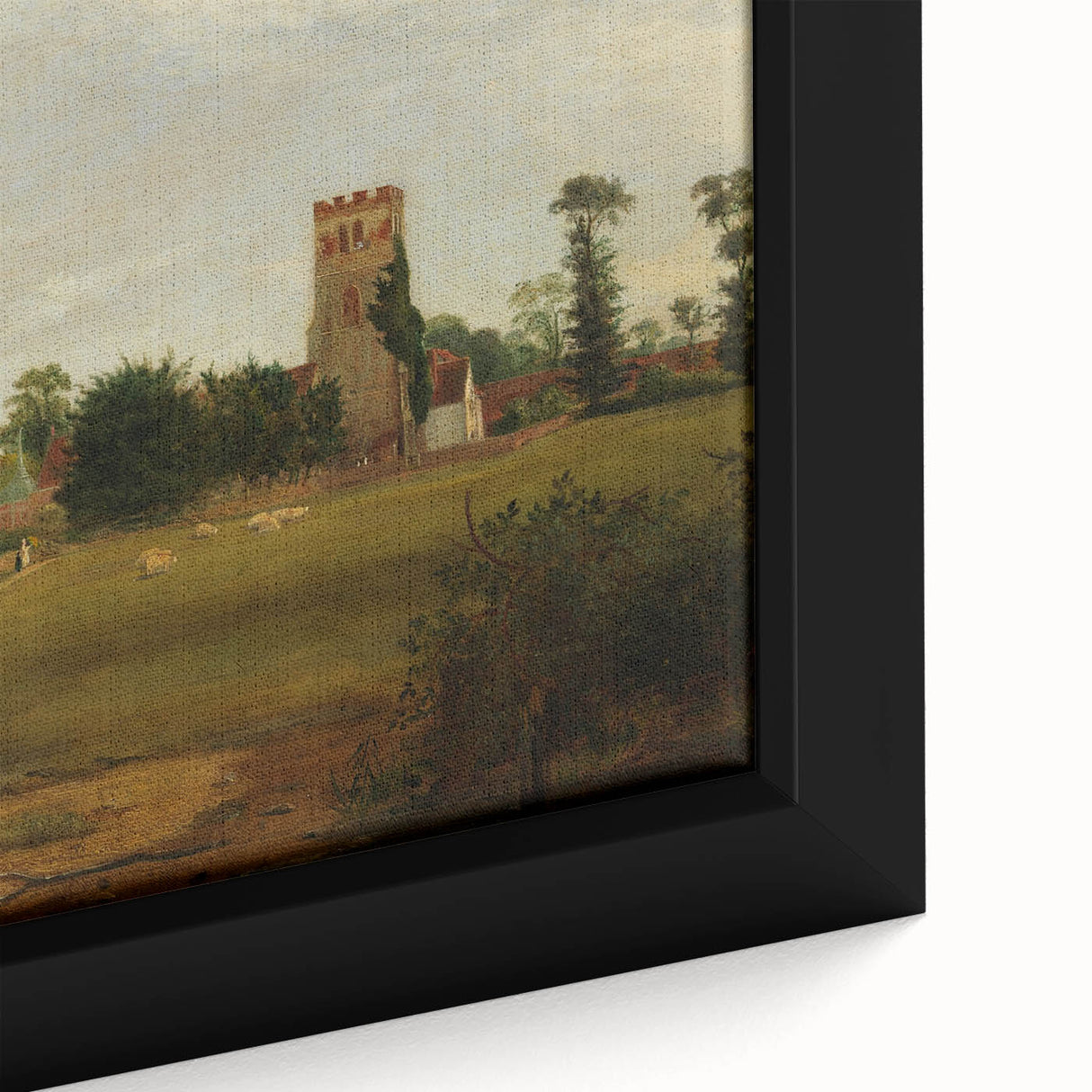 Charming Realism Art Print – Tottenham Church Landscape