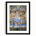 Michelangelo's The Last Judgment Art Print – Renaissance Masterpiece