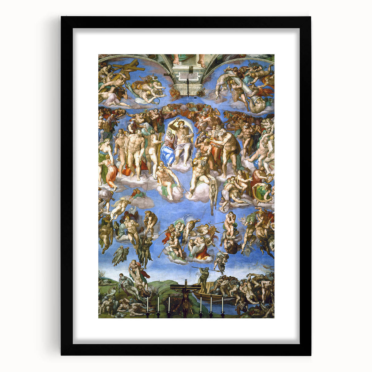 Michelangelo's The Last Judgment Art Print – Renaissance Masterpiece