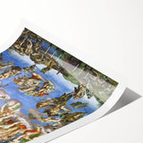 Michelangelo's The Last Judgment Art Print – Renaissance Masterpiece