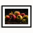 Fresh Apple Splash - Vibrant Kitchen Art for Modern Spaces