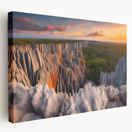 Large canvas print of a vivid Madagascar landscape, ideal for kitchen wall art.