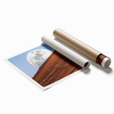 Extra large rolled print of Namibian scenery, featuring muted earth tones, ideal for classy bathroom wall art.