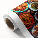 Art Deco poster of an Azerbaijan landscape in muted earth tones on rolled canvas, ideal for nursery wall art.