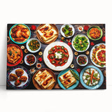 Black and white photograph of an Asian scenery on a large stretched canvas, ideal for kitchen wall art or bedroom ambiance.