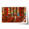 Extra large rolled print of Tibet scenery in muted earth tones, ideal for art wall dining room.
