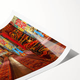 Extra large rolled print featuring line art flowers with subtle earth tones, ideal for large living room wall decor.