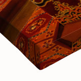 Black and white landscape art painting of Tibetan scenery on stretched canvas, ideal for bedroom wall decor.