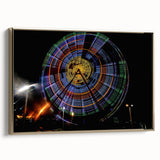 Framed canvas featuring a vintage-style landscape painting of Georgian scenery in black and gold tones.