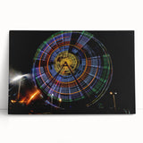 Black and white stretched canvas depicting a serene Georgian landscape, ideal for kitchen wall art or bedroom ambiance.