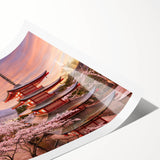 Extra large wall art featuring line art flowers in soft pastel shades on a rolled canvas, ideal for large living room decor.