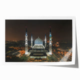 Extra large rolled print of a Malaysian landscape featuring vibrant greenery and floral elements.