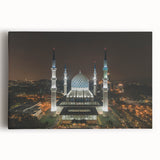 Black and white photograph of Malaysian landscape on large stretched canvas, suitable for kitchen wall art.