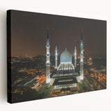 Large canvas print of a Malaysian landscape in muted earth tones, suitable for kitchen wall art.