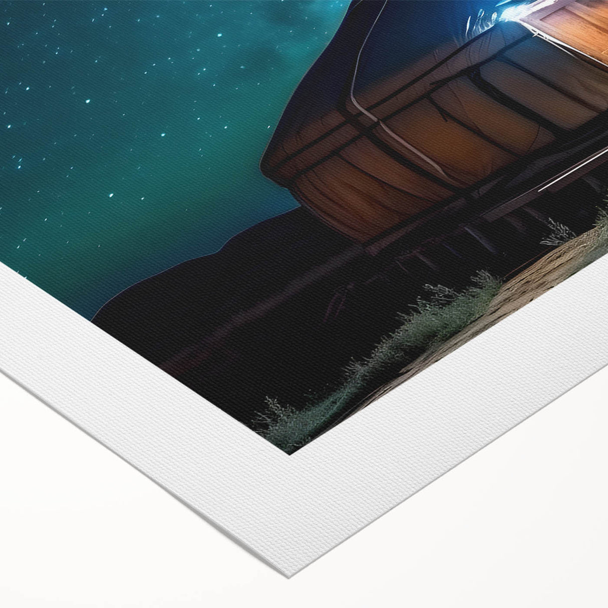 Art deco poster of a Mongolian landscape in muted earth tones on rolled canvas, suitable for dining room decor.