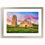 Textured art depicting an abstract scene with silver frame, featuring cool gray and blue tones, ideal for bedroom art.