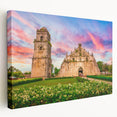 Large canvas print of a serene Philippine landscape in soft blue and green tones, suitable for kitchen wall art.
