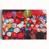 Black and white stretched canvas featuring a panoramic view of a Vietnamese rice terrace, ideal for kitchen wall art.