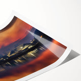 Extra large rolled print featuring line art flowers in muted earth tones, ideal for large living room wall art.