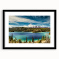 Abstract art print depicting a vibrant, textured scenery of Yukon in extra large format, ideal for living room wall decor.