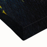 Large art of a black and white Puerto Rican landscape on stretched canvas, suitable for bedroom wall decor.