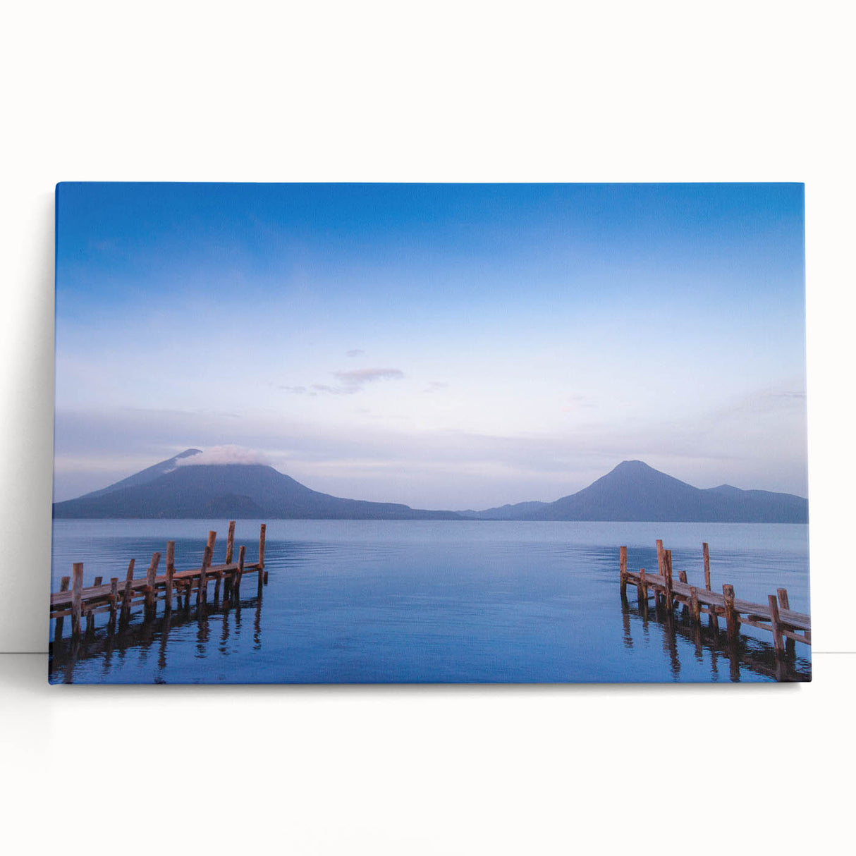 Black and white photo of Nicaragua scenery on large stretched canvas, ideal for kitchen wall art or bedroom decor.
