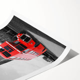 Extra large wall art featuring line art flowers in soft pastel shades on rolled print, ideal for large living room decor.