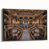 Black and white wall art featuring a vintage poster art style landscape of Paris, ideal for bedroom ambiance.