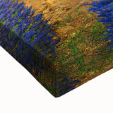 Large art of a black and white Provence landscape on stretched canvas, suitable for bedroom wall decor.