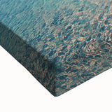 Black and white landscape painting of Crete on stretched canvas, suitable for bedroom wall art.