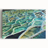 Black and white photograph of a European cityscape on stretched canvas, ideal for kitchen wall art or bedroom decor.