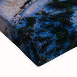 Black and white landscape art painting of Capri, Italy on stretched canvas, suitable for bedroom wall decor.