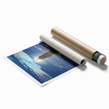 Extra large wall art featuring a floral scene in Latvia on a rolled print.