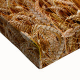 Black and white landscape art painting of a European scenery on stretched canvas, ideal for bedroom wall art.