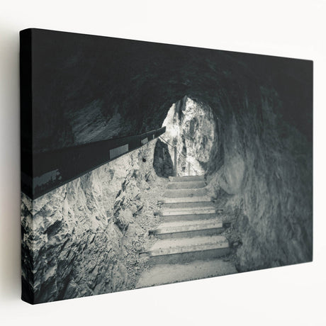 Large canvas print depicting a scenic European landscape in Slovenia, muted earth tones, ideal for kitchen wall art.