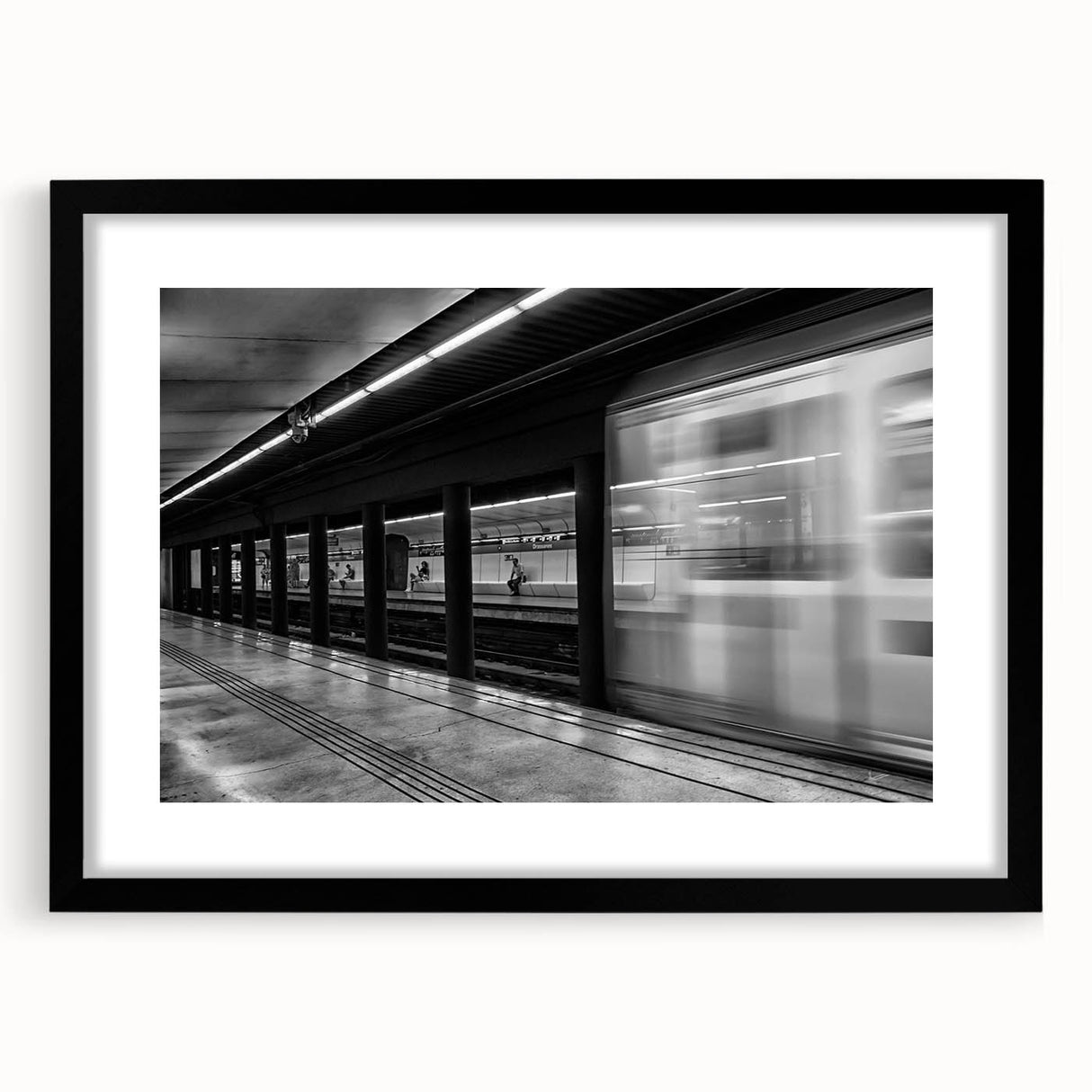 Extra large framed abstract print of colorful, textured Barcelona scenery on canvas, ideal for living room decor.