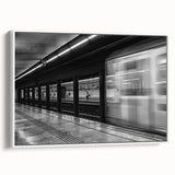 Vintage poster art of Barcelona with vibrant colors on extra large framed canvas, ideal for living room decor.